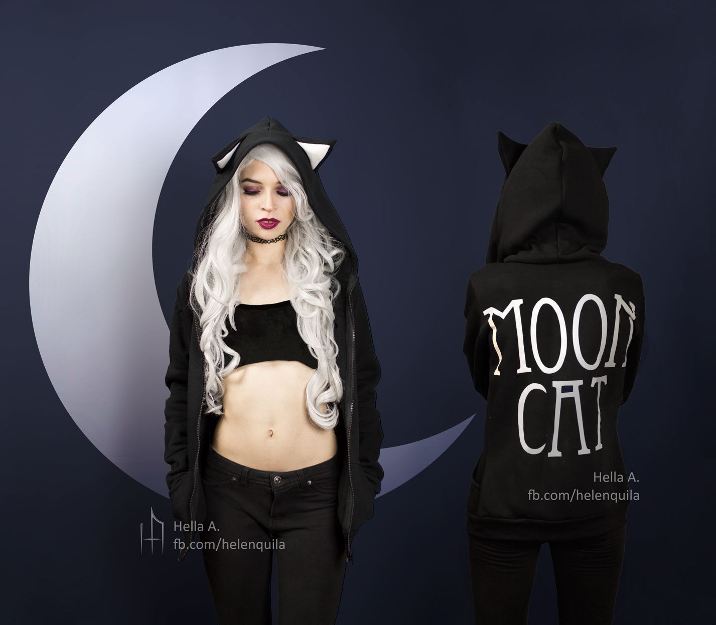 Catboy hoodie hotsell