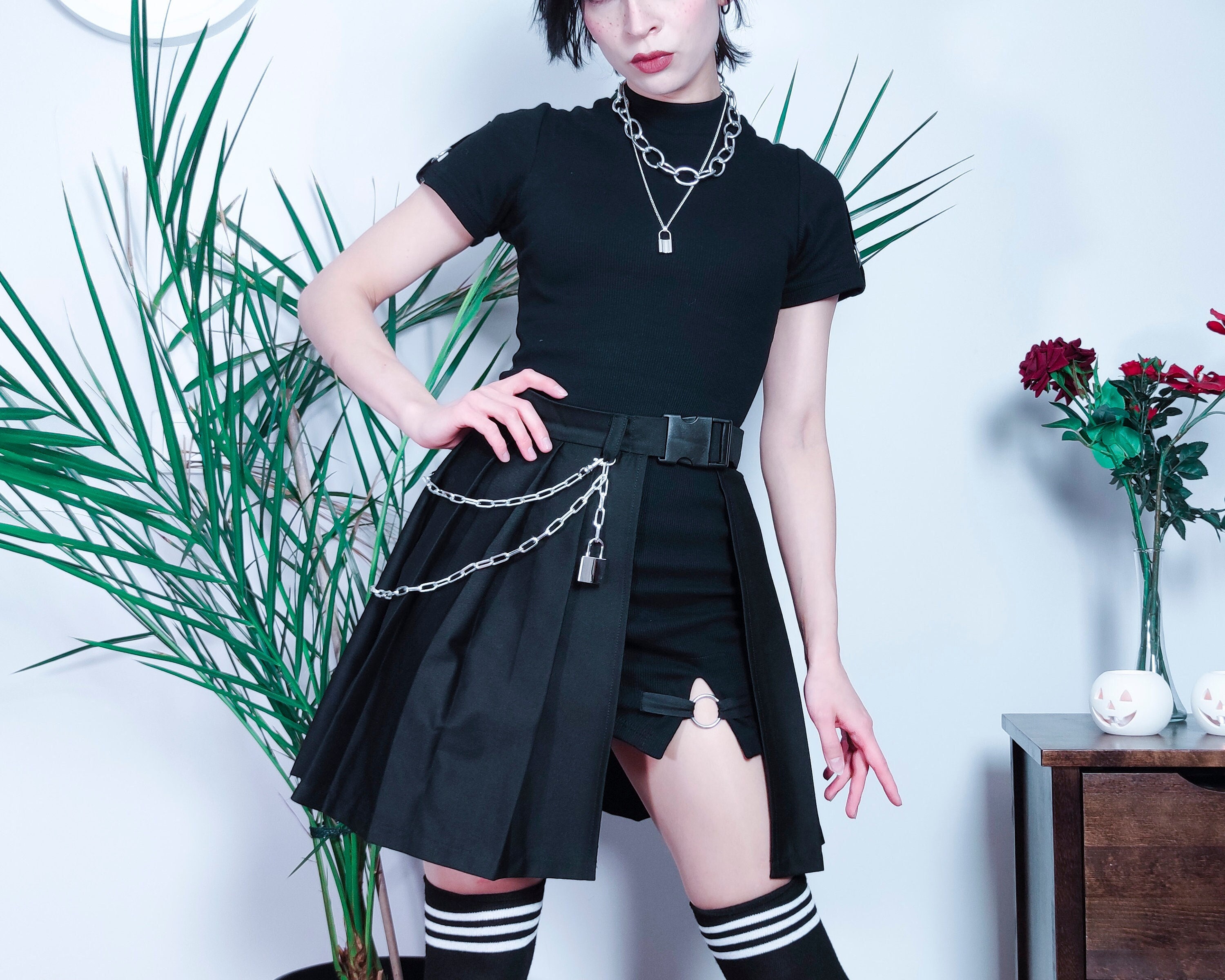 Alcatraz: Tartan Punk Skirt – Rain Clothing & Fashion Accessories Inc