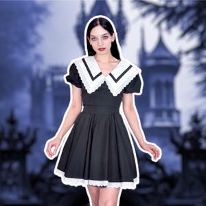 Wednesday - Goth Cotton Dress