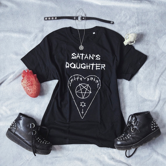 Gothic shirt - Satan's Daughter - Satan, goth, dark