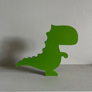 Stand up wood T Rex
