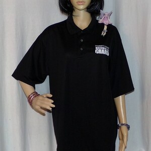 Pennsylvania National Guard Polo Shirt, Large Vintage Embroidered Shirt, LOW & FAST Shipping