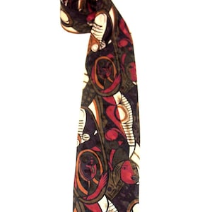 Florenzi Collection Abstract Tie Vintage Necktie Made in USA 3.25&quot; x 57.5&quot;  RARE