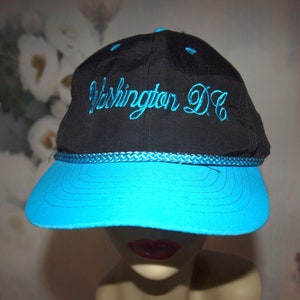 Vintage Washington DC truckershoed baseballpet met touw