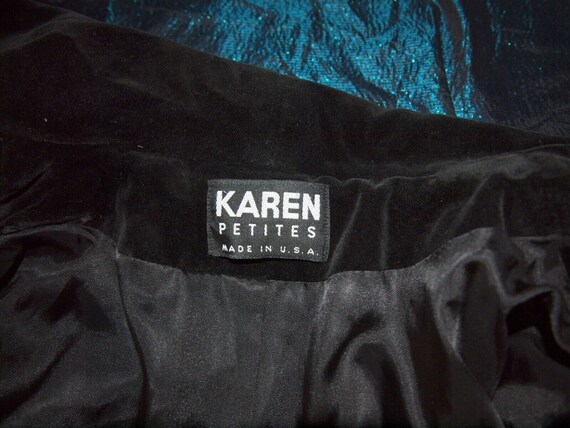 Vintage Karen Petites double breasted 100% wool o… - image 5