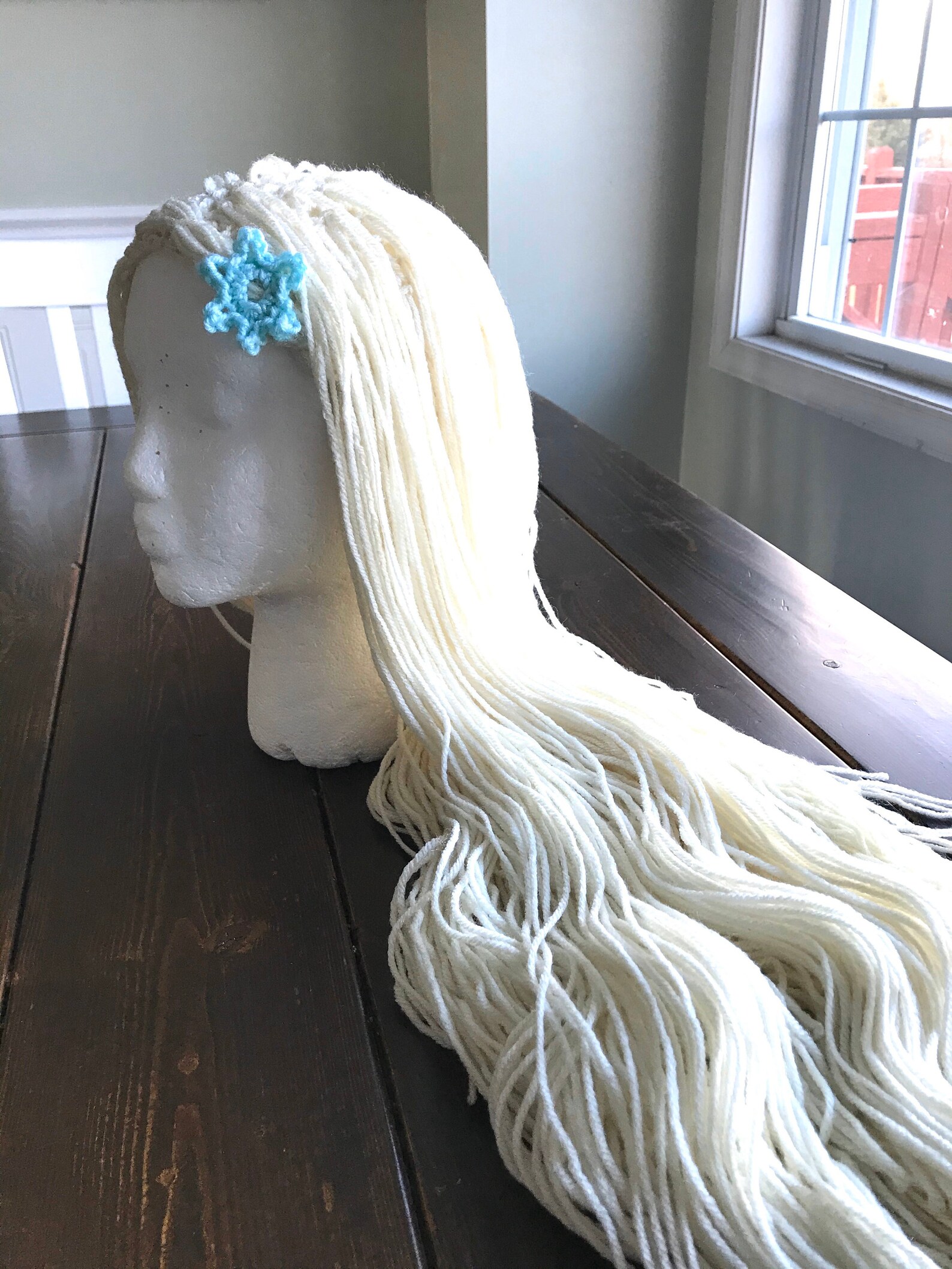 Elsa Frozen 2 wig Elsa wig white straight hair ice queen Etsy