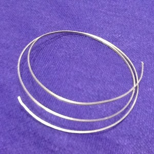 Scalloped Bezel Wire, Fine Silver .999, 3 Ft Bezel Wire, 1/8 Inch Bezel Wire,  28 Gauge Bezel Wire, Jewelry Bezel Wire for Thinner Stones 