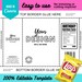 Blank Chip Bag Template Canva Editable | DIY | Birthday Nutrition Facts + Guaranteed Logo + Birthday Ingredients 