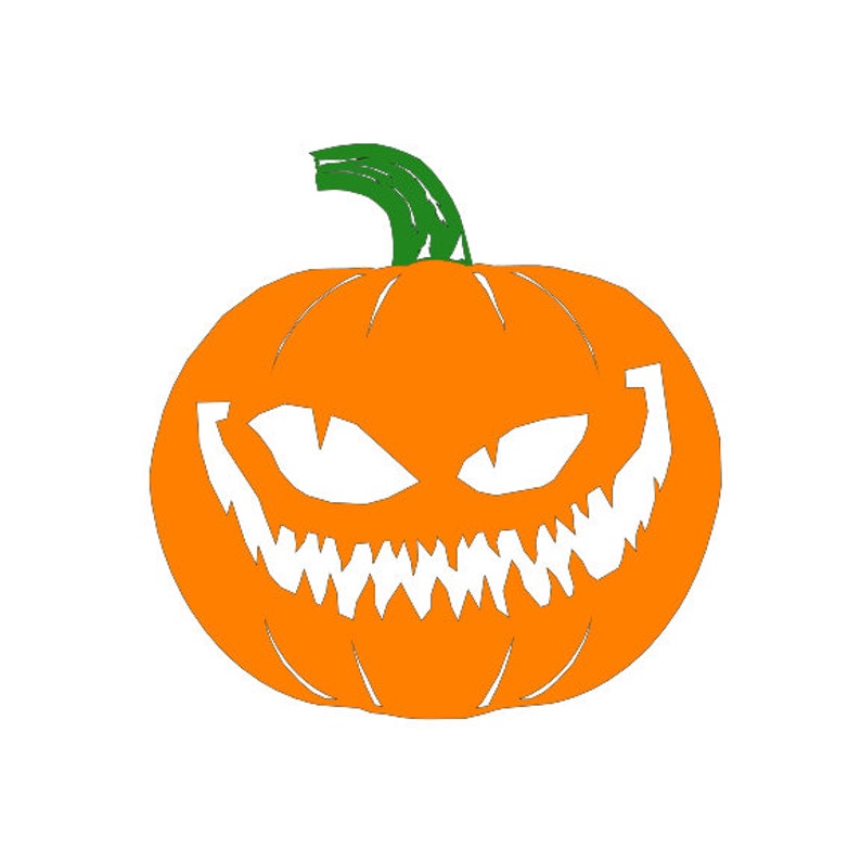 Jack-o-Lantern SVG PNG Cut file DXF