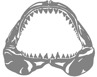Shark Jaw Tattoo Drawing