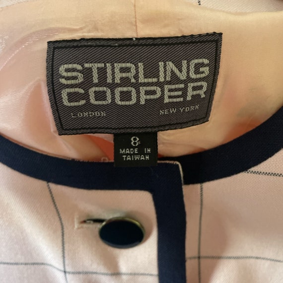 Vintage 80s Stirling Cooper Pink & Blue Blazer, Size 8 - Gem