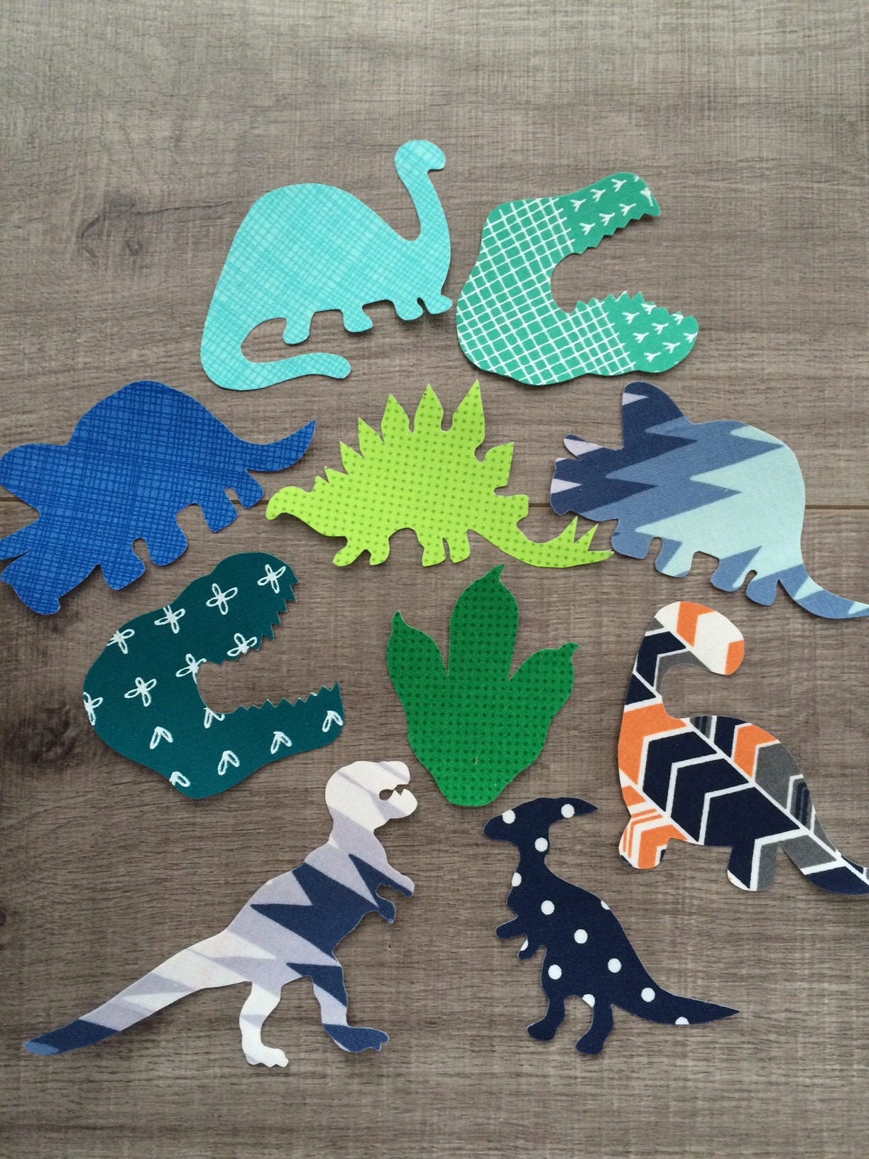 Dinosaur Iron On Appliques Baby Boy Iron On Onesie Applique Etsy