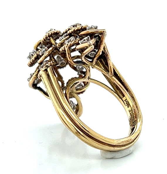 14k Gold Handmade Ring with Diamonds Gem