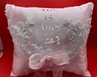 Custom made Quinceanera or Sweet Sixteen ceremony pillows