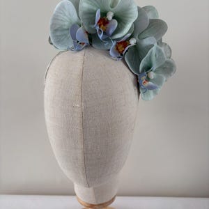 Statement Cascade Orchid Headpiece Hair Flowers