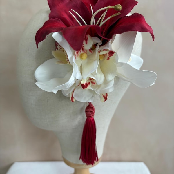 Statement Pin Up Hair Flowers