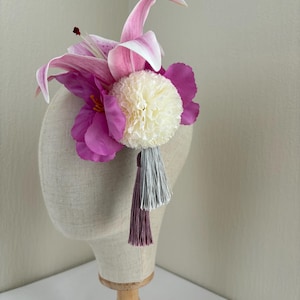 Bold Burlesque Rockabilly Lily Hair Flower Clip