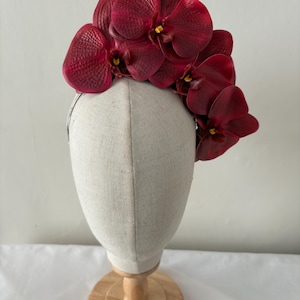 Statement Cascade Orchid Headpiece Hair Flowers