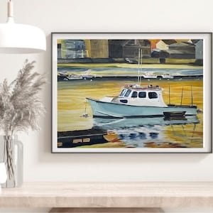 Wells Harbor Maine, print