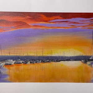 Sunset over the Harbor, Pint