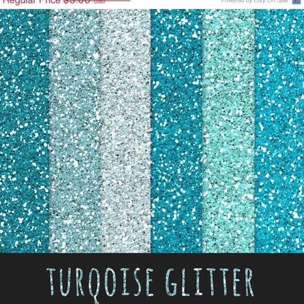 60 % Rabatt Türkis Glitter Papier / blauen grünen Glitter / Scrapbooking digitale Papier / Digital Glitter Hintergrund / Glitter Overlay / Instant D