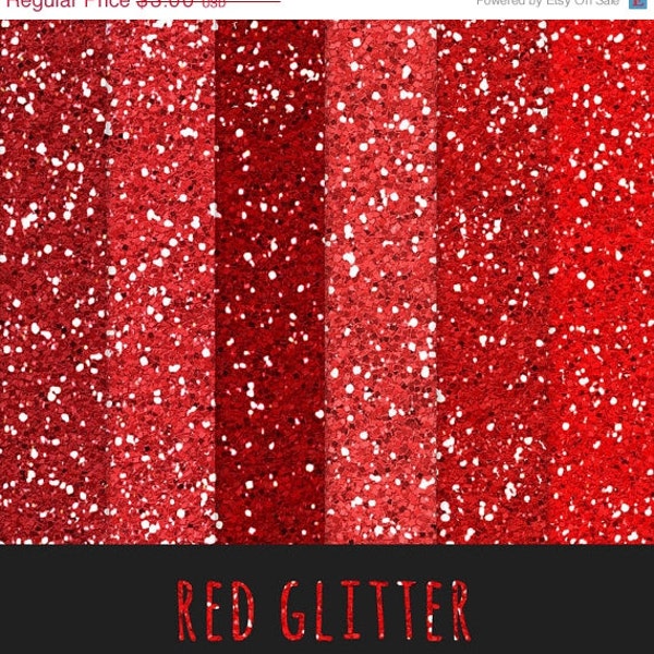 60% OFF Red Glitter Paper / Red Glitter / Scrapbooking Printable Paper / Digital Glitter Background / Glitter Overlay / Instant Download