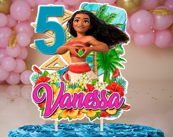 Moana Cake Topper Etsy Moana Cake Topper Etsy