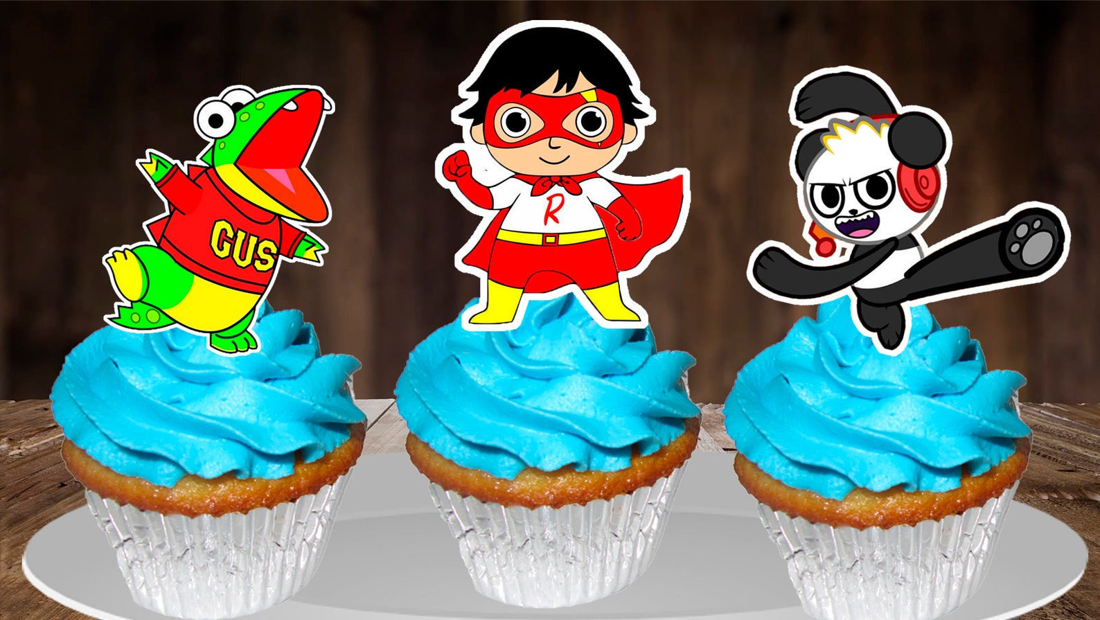 Ryan's World Cupcake Topper Cupcake Topper | Etsy