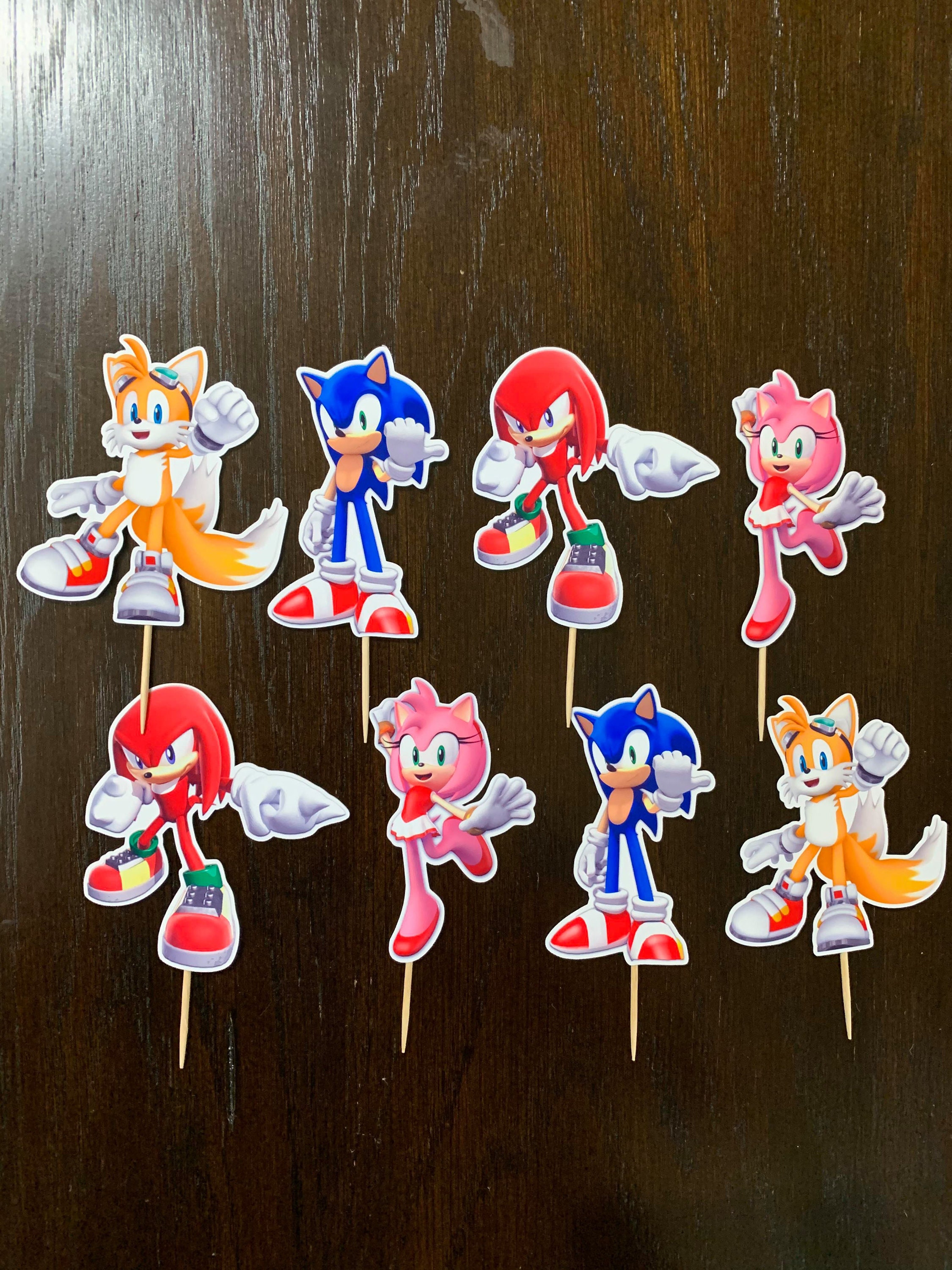 Sonic Cupcake Topper Cupcake toppers | Etsy