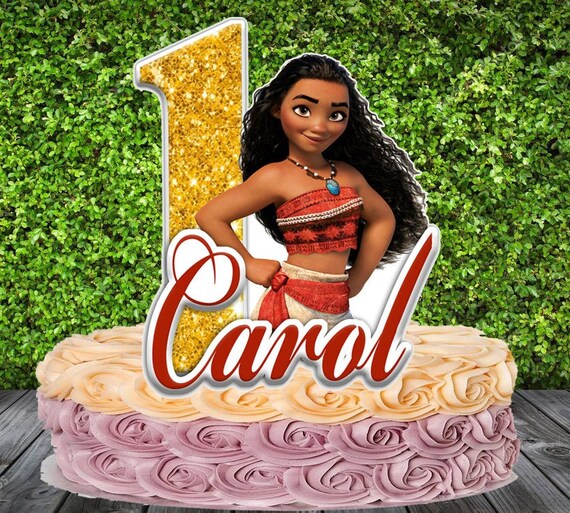 Moana 2 Cake Topper Personalized Etsy Moana 2 Cake Topper Personalized Etsy