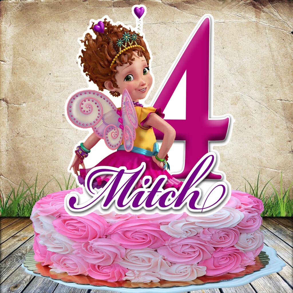 Fancy Nancy 2 Cake Topper Personnalise Etsy