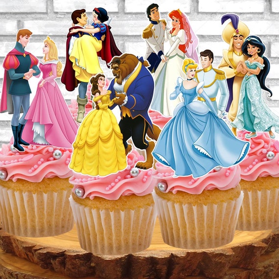 Disney Princesses Cupcake Topper 12pcs