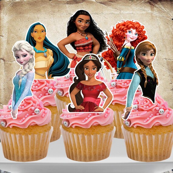 Disney Princesses Cupcake Topper 12pcs