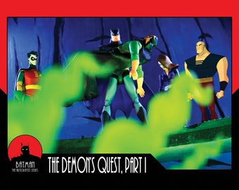 Serie 5: Tarjetas coleccionables de figuras de acción de Batman, la serie animada