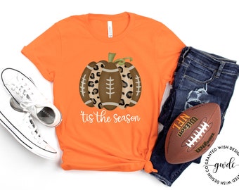 Tis the Season, Football Shirt, Womens Football Shirt, Football T-Shirt, Womens T-Shirt, Team Spirit T-shirt