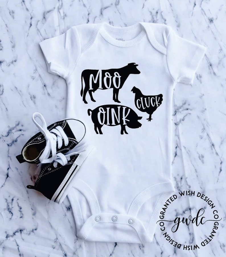 Baby Farm Clothes Farm Baby Bodysuits Infant Creeper for Farm Etsy