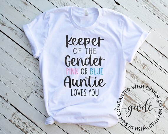 Keeper Of The Gender Reveal T Shirt Baby Announcement Shirt Keeper Of The Gender Reveal T Shirt Baby Announcement Shirt