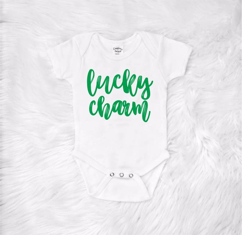 Girl Clothing St Patrick/'s Day Shirt Kids Lucky Charm Shirt Boy Clothing Lucky Charm Shirt