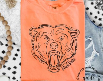 Austin T-Shirt, Austin Black Bears, Womens Austin T-Shirt, Black Bears Tee, Spirit Shirt, AHS Black Bears