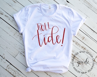 Alabama T-Shirt, Womens Alabama T-Shirt, Roll Tide Tee, Trendy Game Day T-Shirt, Game Day Shirt