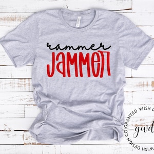 Rammer Jammer T-Shirt, Alabama T-Shirt, Alabama Crimson Tide, Womens Alabama T-Shirt, Roll Tide Tee,