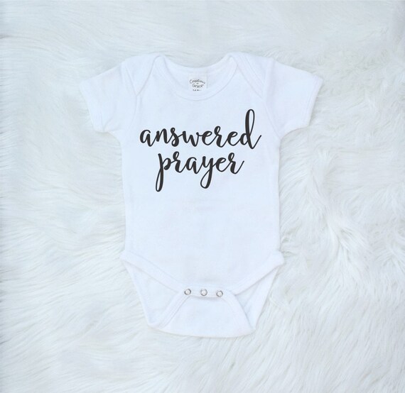 answered prayer onesie