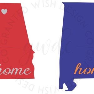 Home State Decal, State Decals, Home Decals, Home State Stickers, State Stickers