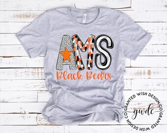 AMS Black Bears T-Shirt, Spirit Tee
