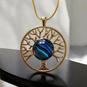 Gold Tree of Life Necklace (24&quot; chain)