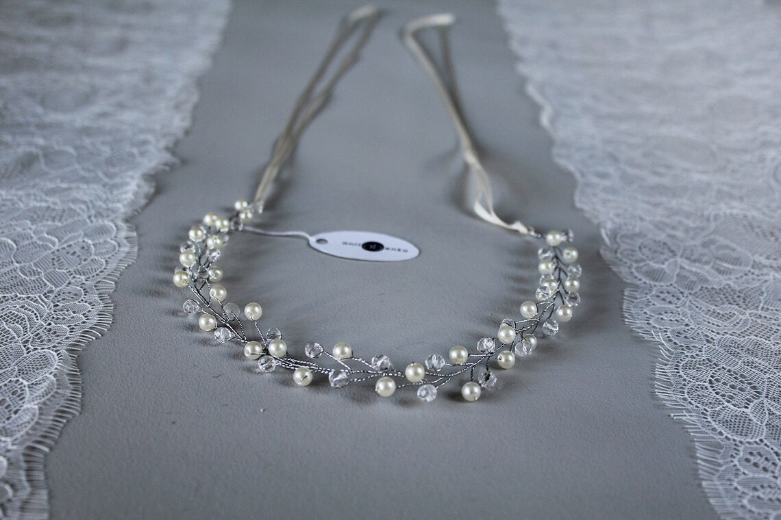 Bridal Hair Vine BEADED HAIR VINE Wedding Hair Accessories Etsy