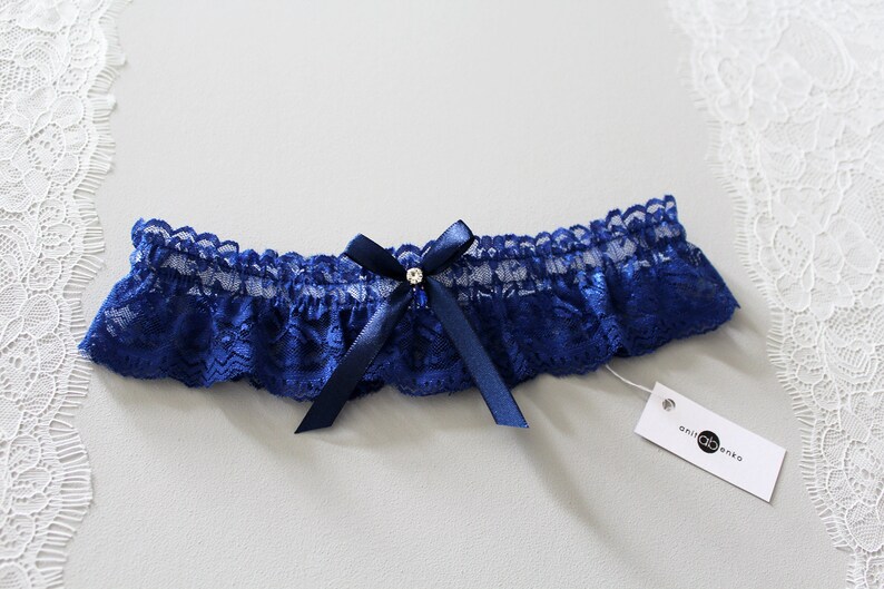 soft lace garter brides garter something blue Wedding garter garter bridal garter