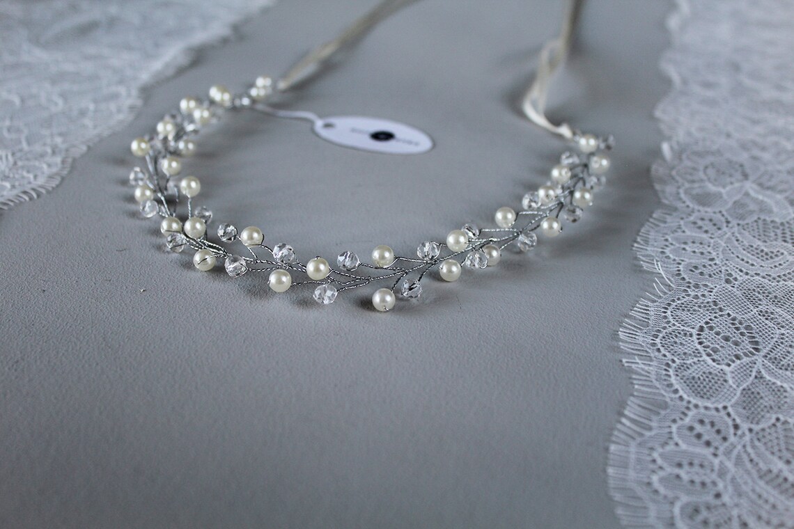 Bridal Hair Vine BEADED HAIR VINE Wedding Hair Accessories Etsy