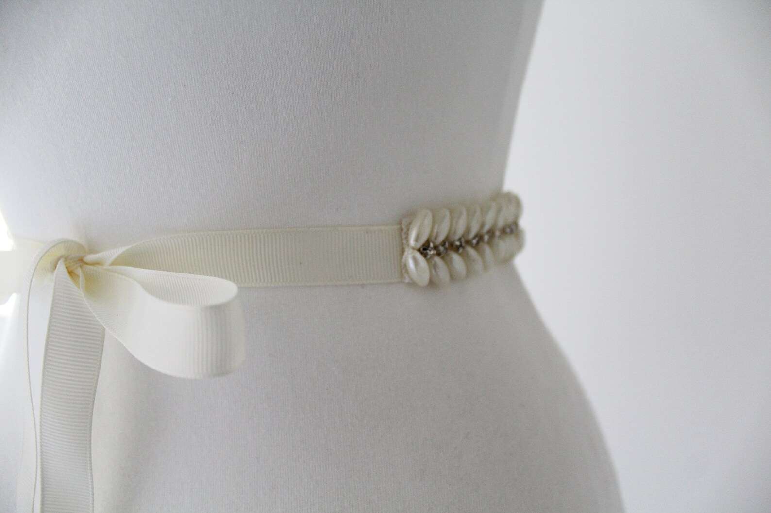 Wedding dress belt ivory cream bridal belt sash ivory dress Etsy
