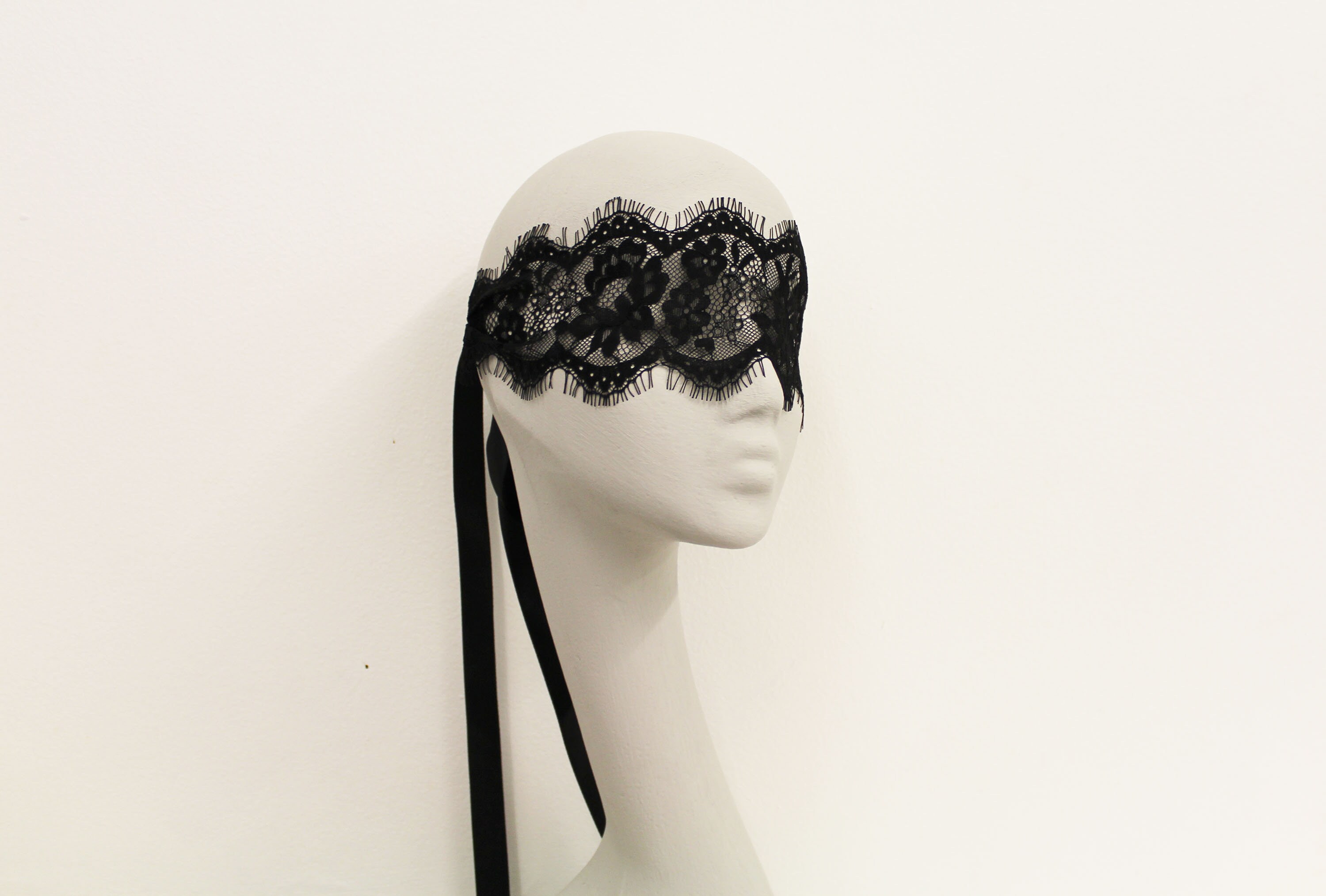 Black Lace Blindfold Romantic Women's ...